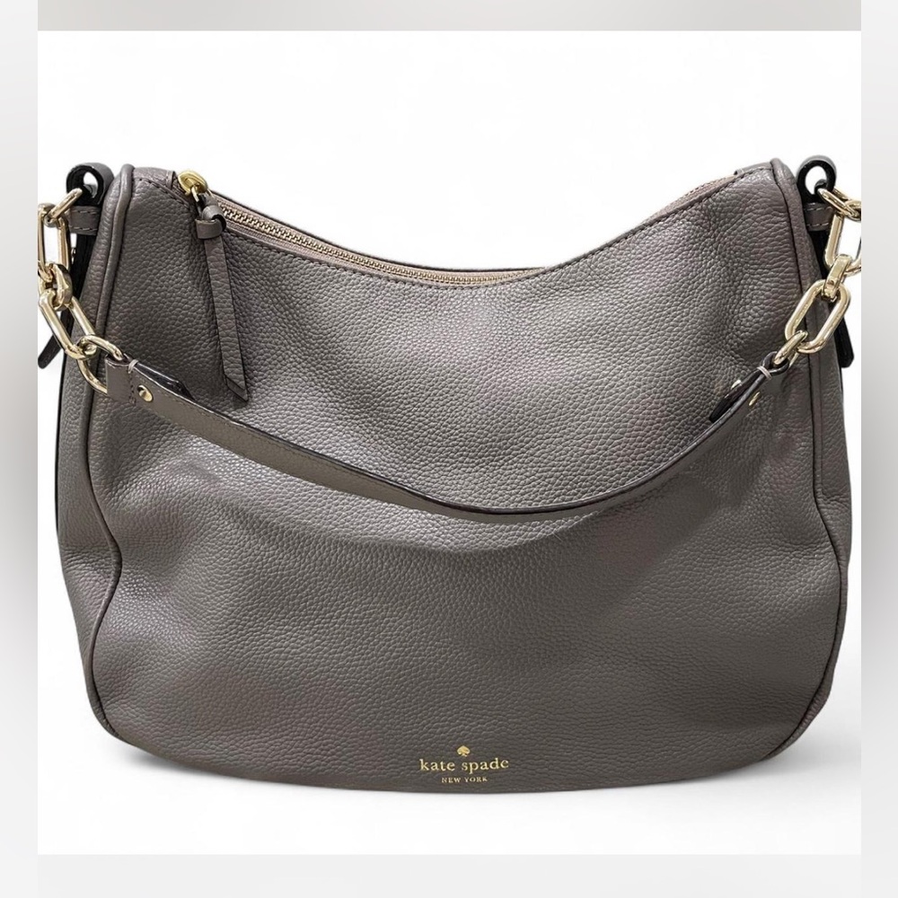 Grey Kate Spade purse